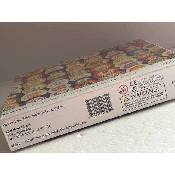 Marvelous Milk Caps 1000 Piece Jigsaw Puzzle Colorcraft 2021 Ages 14+ NEW - Picture 4 of 6